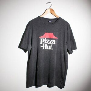 Pizza Hut Shirt Mens XL Gray Employee Tee